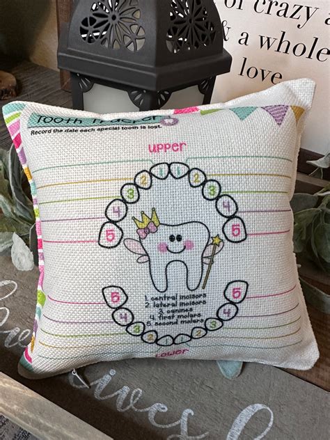 personalized tooth pillow|Let's Make Memories Personalized Tooth Fairy Pillow .